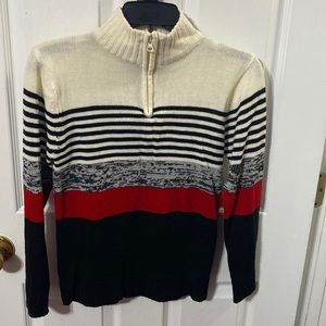 Sezzit boys sweater; half zip up; size: 14/16